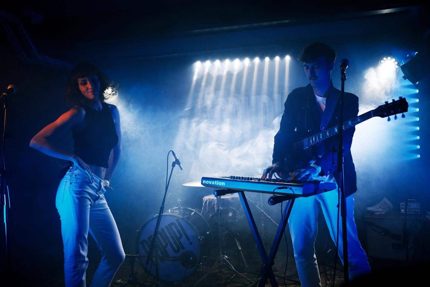 Avant leur concert au Badaboum, Georgia Ives et Vincent Brülin se sont produits au Pop-Up du Label, véritable temple de la pop indépendante parisienne